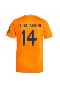 Fotbalové Dres Real Madrid Aurelien Tchouameni #14 Venkovní Oblečení 2024-25 Krátký Rukáv